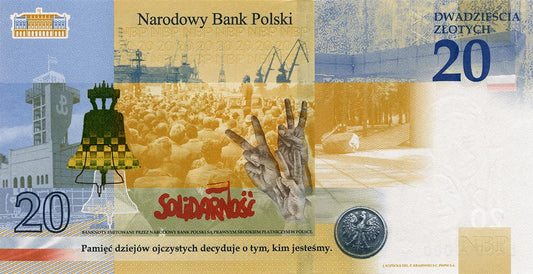 20 zł Lech Kaczyński - banknot kolekcjonerski