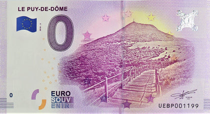 0 Euro - Le Puy De Dome  - Francja - 2019