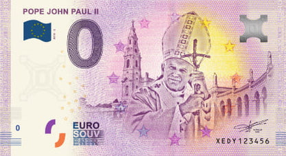 0 Euro -Jan Paweł II - Niemcy - 2019